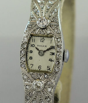 ROLEX Ladies 18k White-Gold   Diamond Cocktail watch