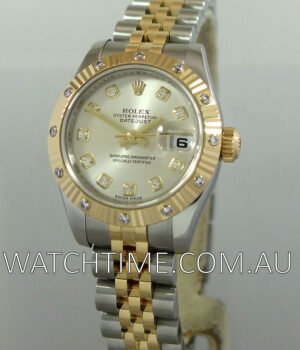 Rolex Lady Datejust 18k & Steel, Diamonds 179313
