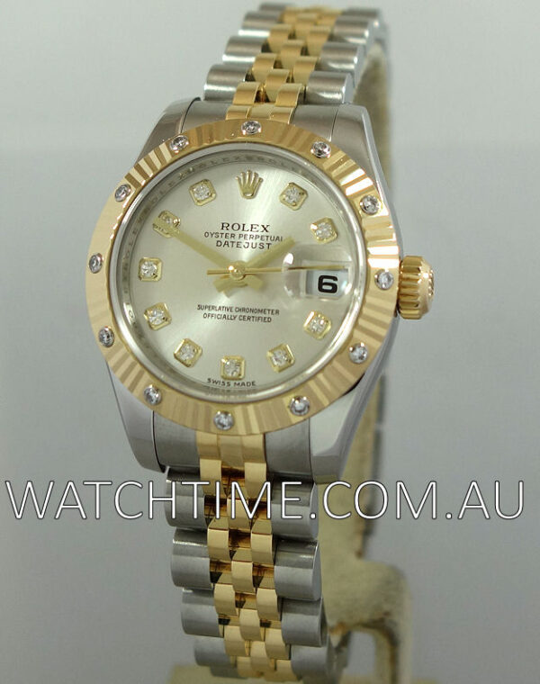 Rolex Lady Datejust 18k & Steel, Diamonds 179313