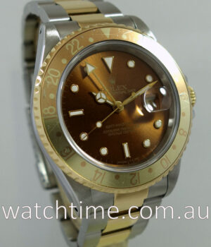 Rolex GMT Master  Root Beer  16713  Box   Papers