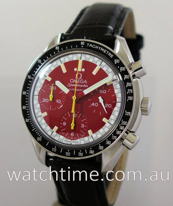 Omega Speedmaster Reduced SCHUMACHER Red-dial 3810.61.41