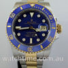 DSC06783 Rolex Submariner Blue DIAMOND dial 116613LB
