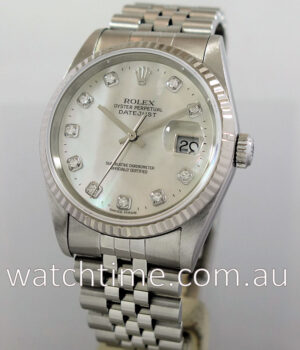 Rolex Datejust 16234 Mother of Pearl Diamond-dial