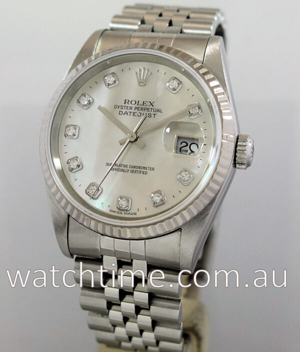Rolex Datejust 16234 Mother of Pearl Diamond-dial