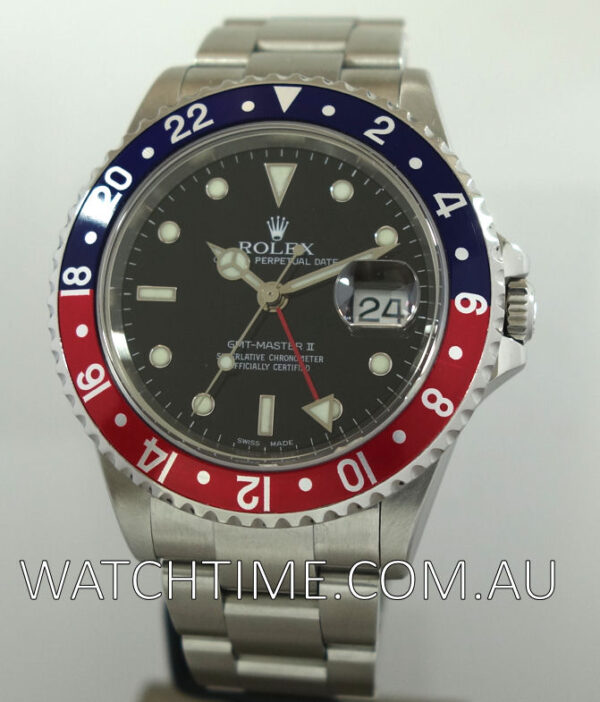 ROLEX "Pepsi" GMT MASTER II  16710