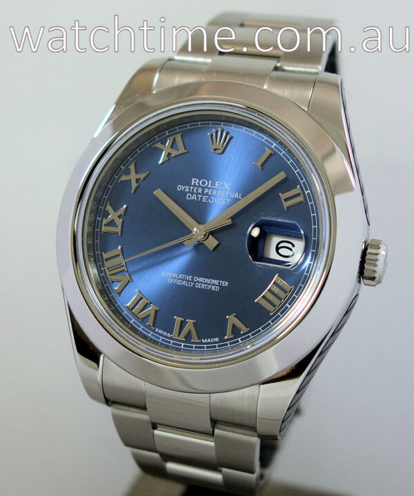 Rolex Datejust II Blue Dial 116300 41mm
