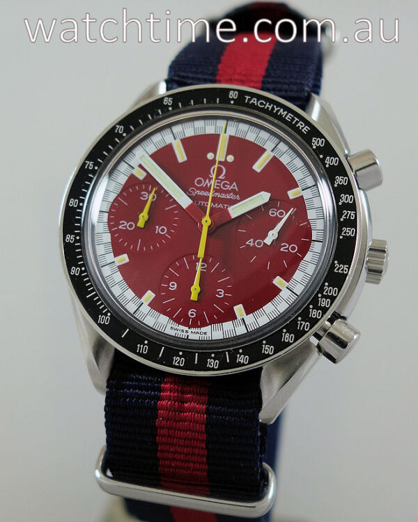Omega Speedmaster Reduced SCHUMACHER Red-dial 3810.61.41