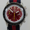 DSC07594 Omega Speedmaster Reduced SCHUMACHER Red-dial 3810.61.41