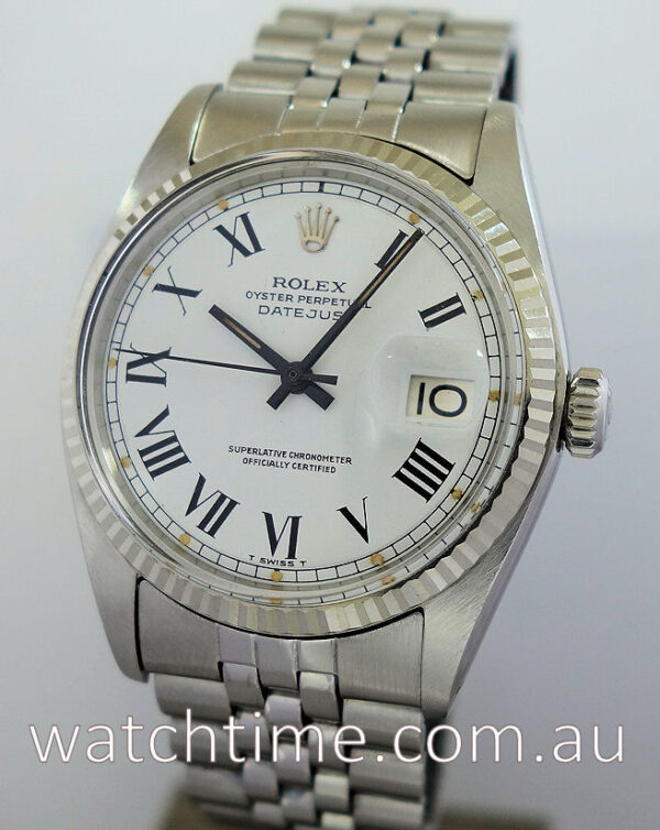 Rolex Datejust 36, Steel White Roman dial  1601