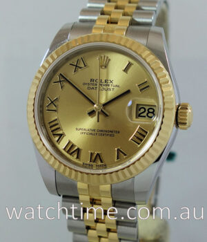 Rolex Datejust 18k & Steel, 31mm Midsize 178273