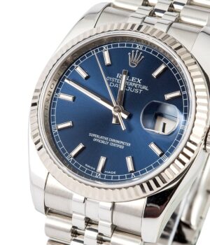 Rolex Datejust BLUE 116234  Box & Papers Dec 2017