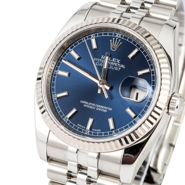 Rolex Datejust BLUE 116234  Box & Papers Dec 2017