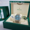 Rolex Milgauss Blue Dial, Green Crystal  116400GV  Dec. 2018