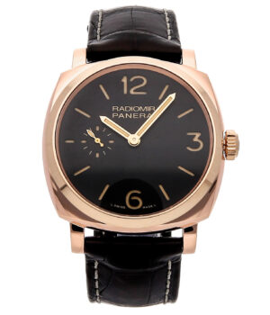 PANERAI PAM 439 RADIOMIR 18K ROSE GOLD BROWN TOBACCO DIAL