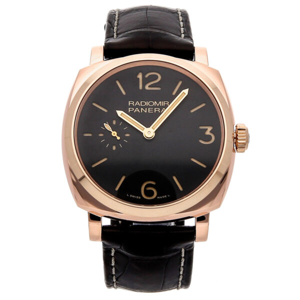 PANERAI PAM 439 RADIOMIR 18K ROSE GOLD BROWN TOBACCO DIAL