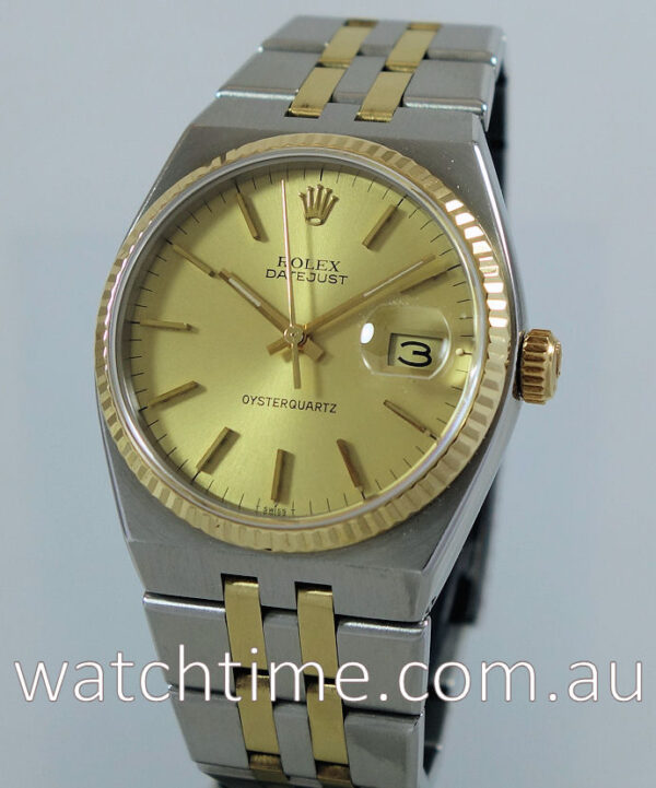 Rolex OysterQuartz  Gold & Steel 17013