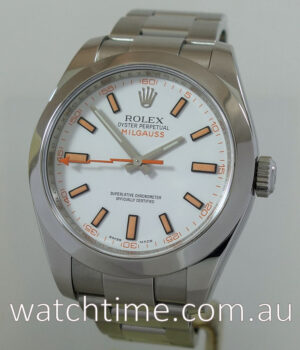 Rolex Milgauss 116400  Jan 2017 Box & Card
