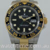 DSC08811 Rolex GMT II 18k Gold & Steel 116713LN 2009 Box & Papers