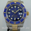 Rolex Submariner 18k & Steel, Blue dial 116613LB