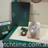 Rolex Day-Date II  41mm 18K White-Gold, Diamond-dial  218239  Box & Card 2015