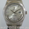 Rolex Day-Date II  41mm 18K White-Gold, Diamond-dial  218239  Box & Card 2015