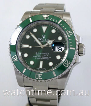 Rolex Submariner Ceramic GREEN 116610LV  Box & Papers 2016
