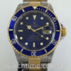 Rolex Submariner 18k Gold & Steel, SEL, Blue dial Box & Papers.
