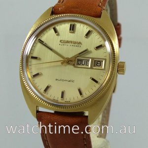 1960s  CERTINA  Kurth Fr  res  18k Yellow-Gold