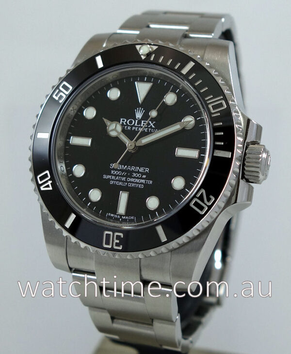 Rolex Submariner Non-Date 114060M CERAMIC Box&Card