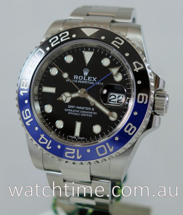 Rolex GMT MASTER II "BATMAN" 116710BLNR  JULY 2016 Box & Card