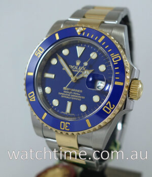 Rolex Submariner 116613LB  Blue-Dial  1st Series  Box   Papers
