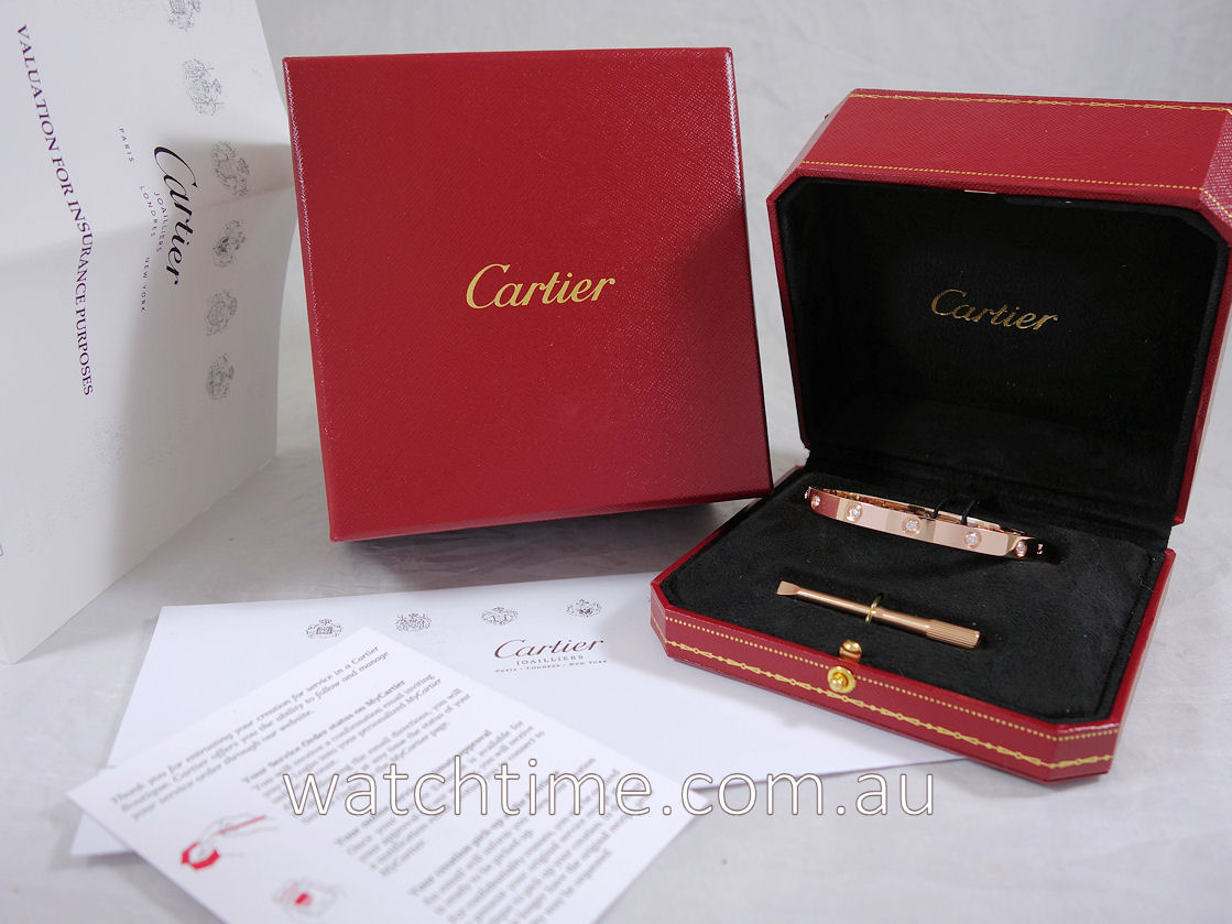Cartier Love Bracelet, 18k Rose-Gold 