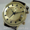 Jaeger LeCoultre  MEMOVOX 1970s  Rare Gold / Navy dial