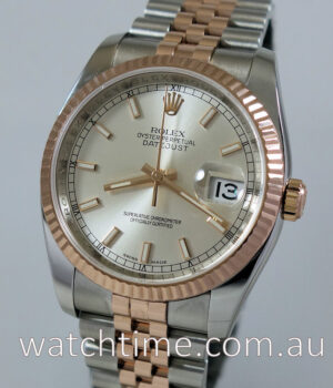 Rolex Datejust 18k Everose & Steel 116231