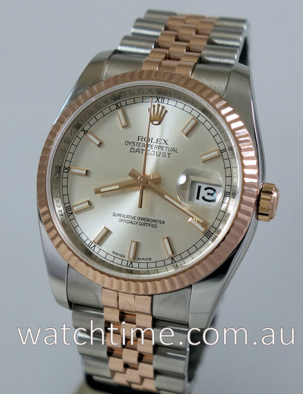 Rolex Datejust 18k Everose & Steel 116231