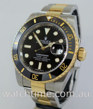 Rolex Submariner Gold   Steel  116613LN   B P