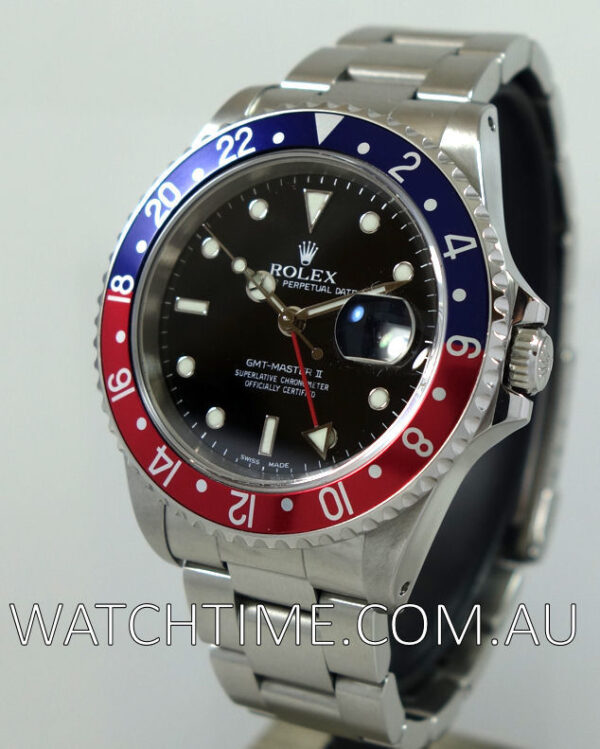 ROLEX "Pepsi" GMT MASTER II  16710
