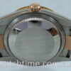 Rolex Datejust 18k Everose & Steel 126201 Black Diamond-dial