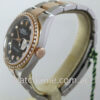DSC01852 Rolex Datejust 18k Everose & Steel 126201 Black Diamond-dial