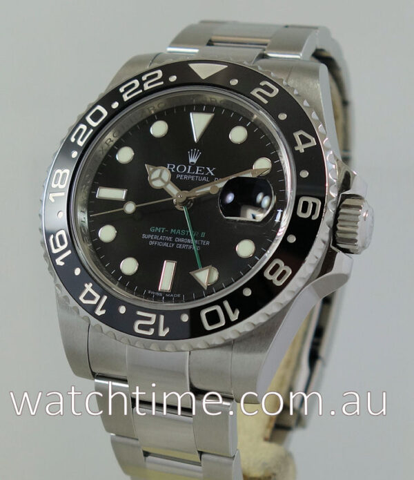 Rolex GMT MASTER II  Ceramic 116710LN 2009 MINT!!!