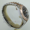 DSC01997 Rolex Datejust 18k Everose & Steel 126281RBR Diamond-dial & Diamond Bezel