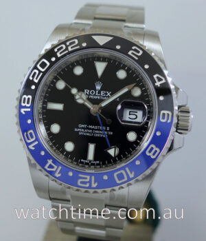 Rolex GMT MASTER II  UNUSED  April 2019  BATMAN  116710BLNR IN STOCK NOW   