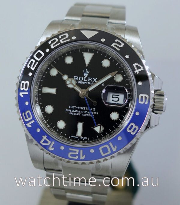 Rolex GMT MASTER II "UNUSED" April 2019 "BATMAN" 116710BLNR IN STOCK NOW!!!