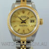 DSC02171 Rolex Ladies Datejust 69173 Box & Papers