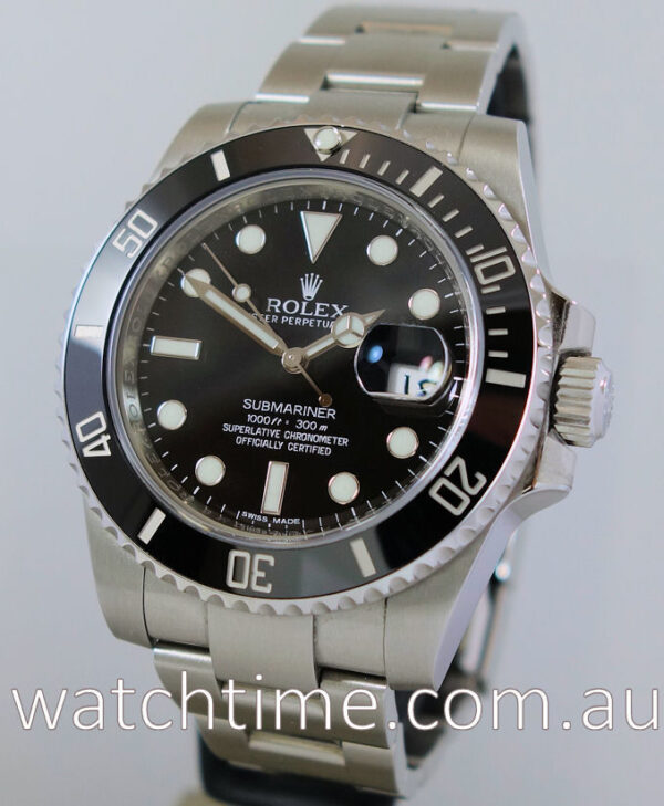 Rolex Submariner Date Ceramic 116610LN   Box & Card
