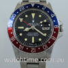 130-dial Rolex GMT Master 1675 Pepsi 1977 ****RARE RADIAL DIAL**** NOT FOR SALE Display Only