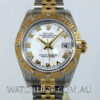 Rolex Lady Datejust 18k & Steel, Diamonds 179313 inc full Rolex service