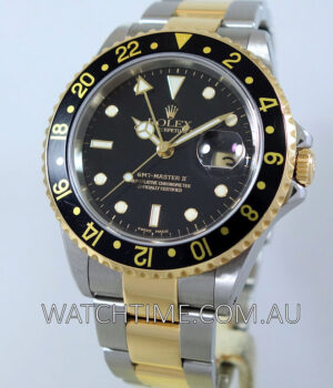 Rolex GMT Master II 18ct   Steel 16713