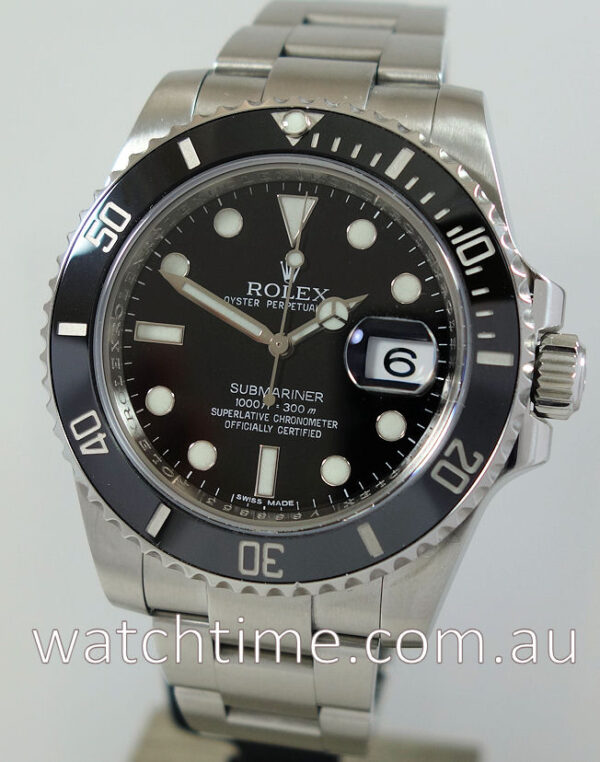 Rolex Submariner Date  CERAMIC  116610LN Box & Papers Rare 1st Series