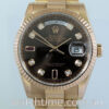 DSC02863 Rolex President EVEROSE Day Date 118235 Diamond & Ruby Dial
